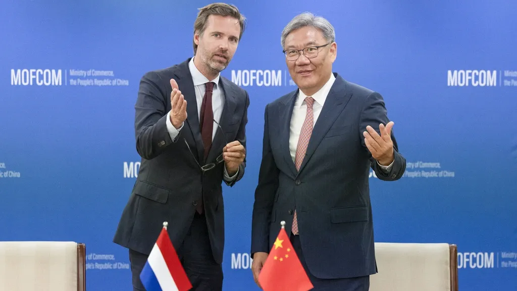 Minister Sjoerdsma seeks rapprochement with China amid trade disputes